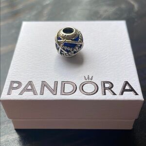 Authentic Pandora Blue Galaxy Charm